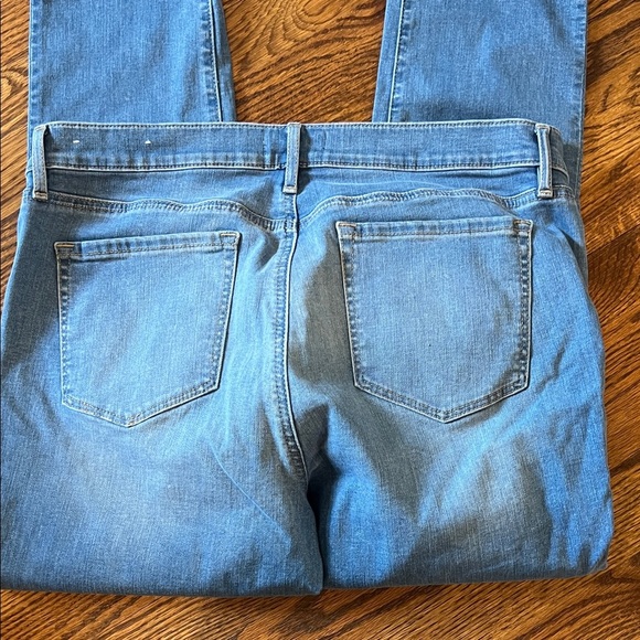 LOFT Light Blue Denim skinny/ankle blue jeans, NWOT, 32 (14) - Picture 5 of 5